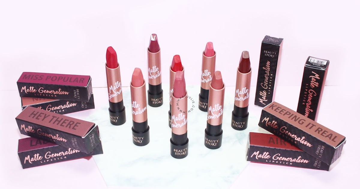 BEAUTY STORY LIPSTICK MATTE GENERATION Review indonesia beauty and travel blogger Miharu Julie