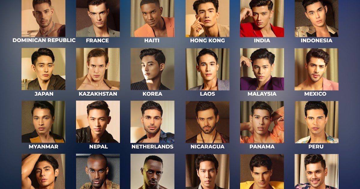 14th Mister International: Meet the contestants