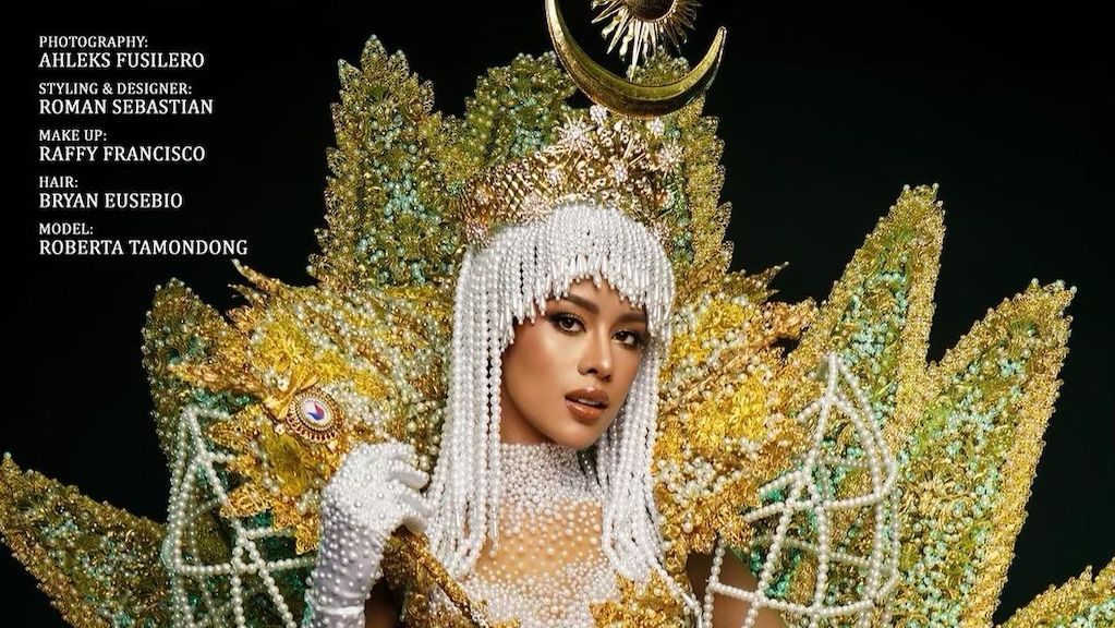 LOOK: Roberta Tamondong pays tribute to first Filipina beauty queen in national costume