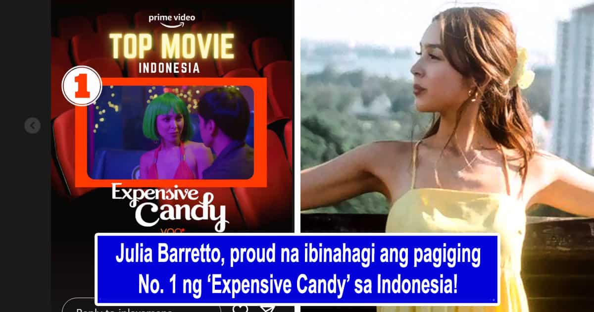Julia Barretto, proud na shinare sa social media ang pagpatok umano ng “Expensive Candy” sa Indonesia