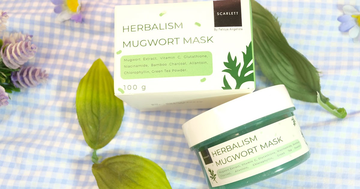 Scarlett Herbalism Mugwort Mask Review indonesia beauty and travel blogger Miharu Julie