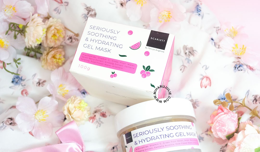 Scarlett Seriously Soothing Hydrating Cooling Mask Review indonesia beauty and travel blogger Miharu Julie