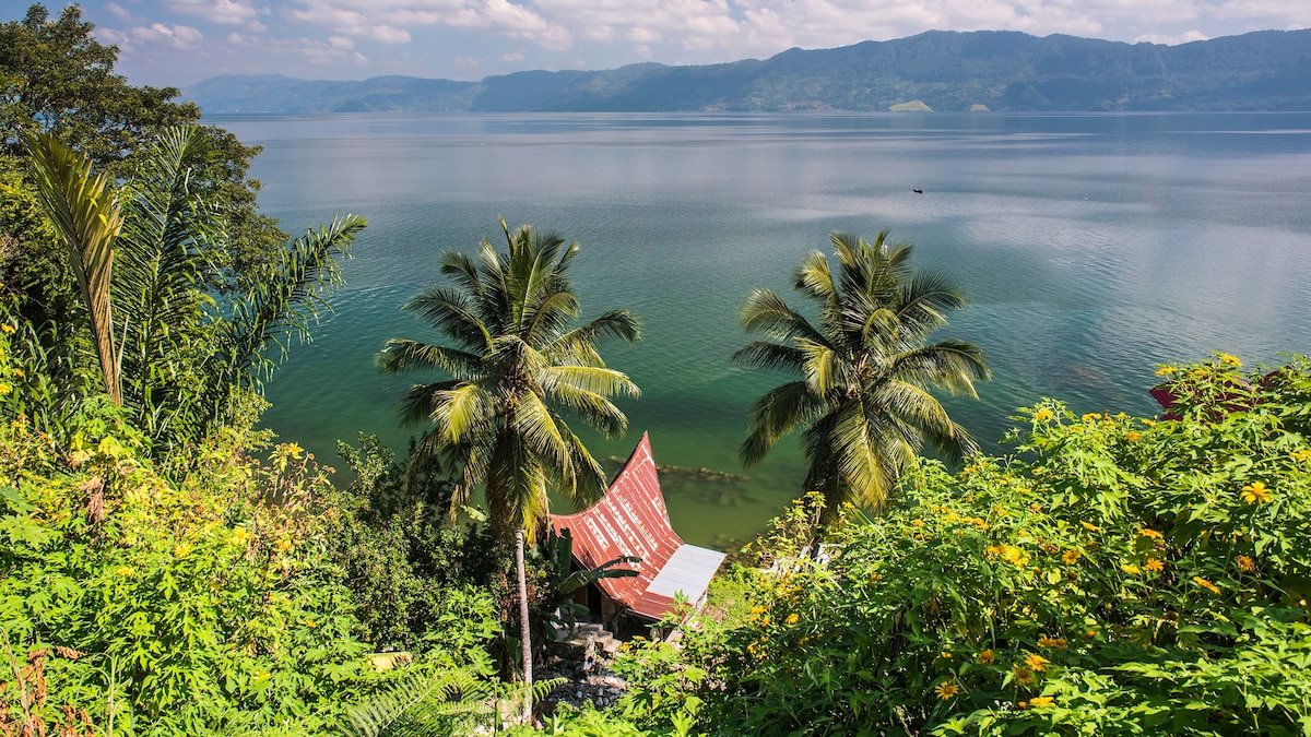 Lake Toba's striking beauty