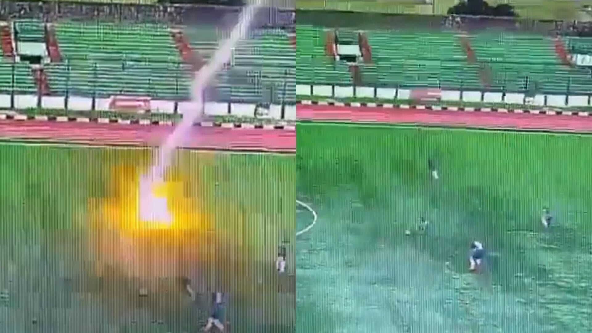 Lightning Claims Indonesian Footballer's Life During Live Match; Viral Video Sends Shivers On Social Media