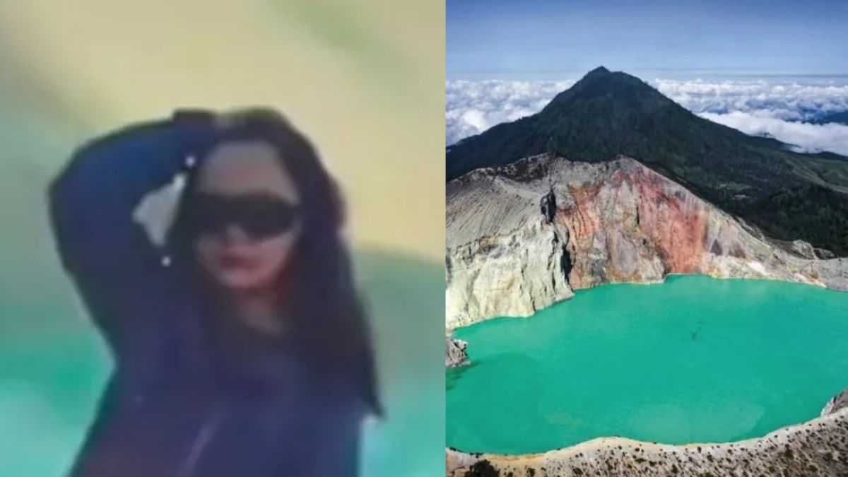 Chinese woman falls to tragic death in Indonesia's active volcano, was trying to click pictures