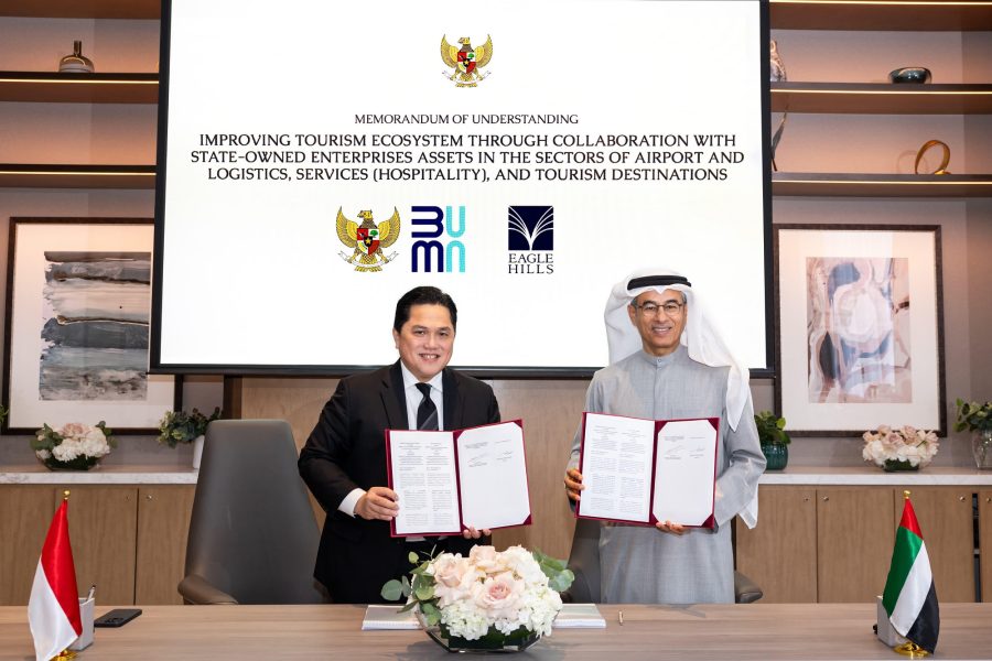 Indonesian Ministry of State-owned enterprises and UAE's Eagle Hills sign $3 billion tourism development agreement