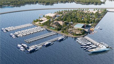 Indonesia's first international-standard full service marina in Bali that will accommodate 180 wet berth, including more than 50 superyachts up to 90 meters in length